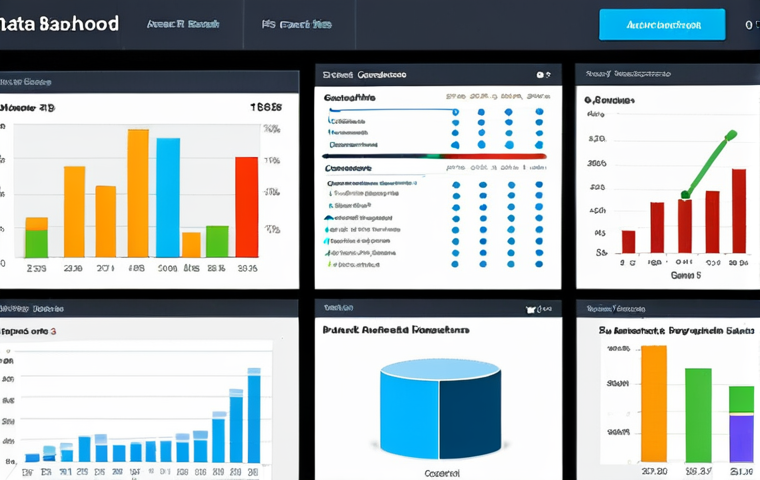 **Image of a data-driven business dashboard:** A vibrant dashboard displaying various data visualizations (bar graphs, pie charts, line graphs) that showcase customer behavior analysis leading to targeted marketing strategies and increased sales. The scene should convey a sense of actionable insights and business growth.